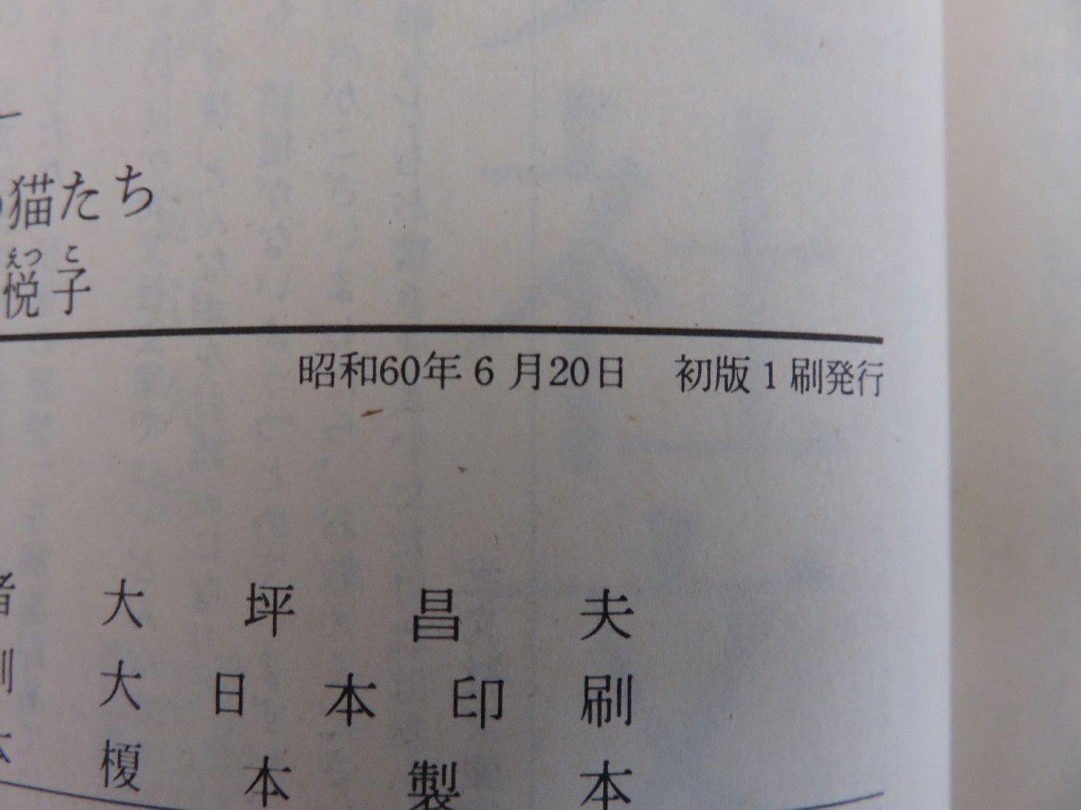 12点のアンソロジー　不思議の国の猫たち　仁木悦子編　昭和60年初版　光文社_画像3