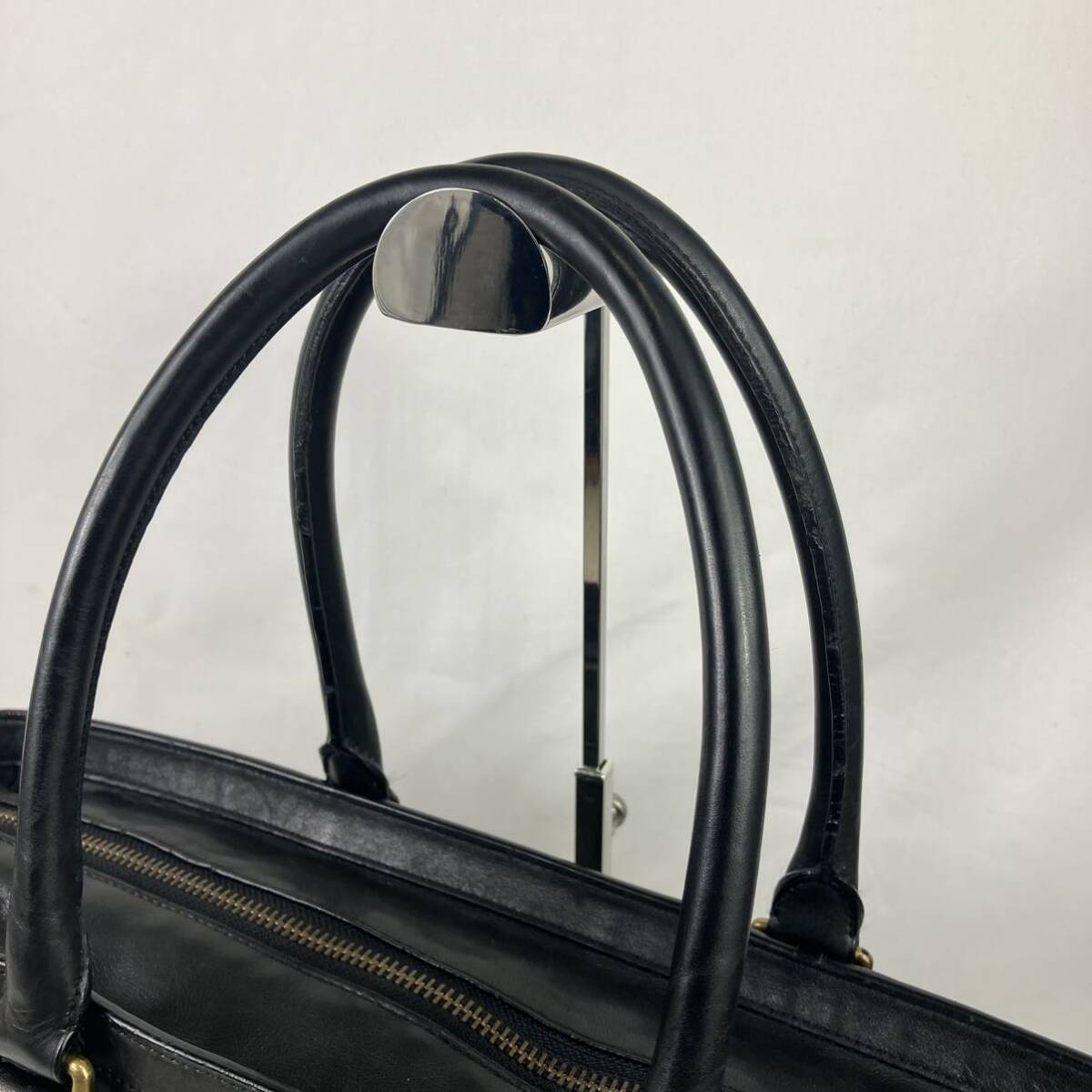  相場価格￥86,400- 美品 COACH コーチ 70600 ブリーカー レガシー 牛革 オールレザー 2WAY トートバッグ ブラック　ショルダー メンズ-_画像3