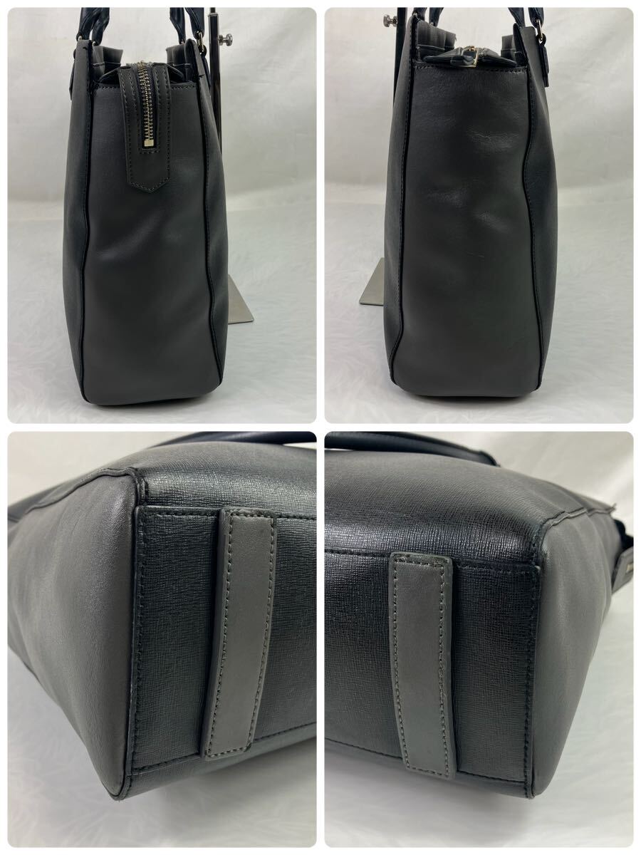 1 jpy [ present × ultimate beautiful goods ]Paul Smith Paul Smith safia-nobai color business bag briefcase tote bag leather original leather A4 men's black 