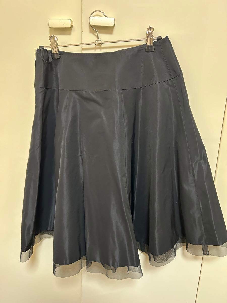 エムズグレイシー 定番スカート　38 チュール裾デザイン