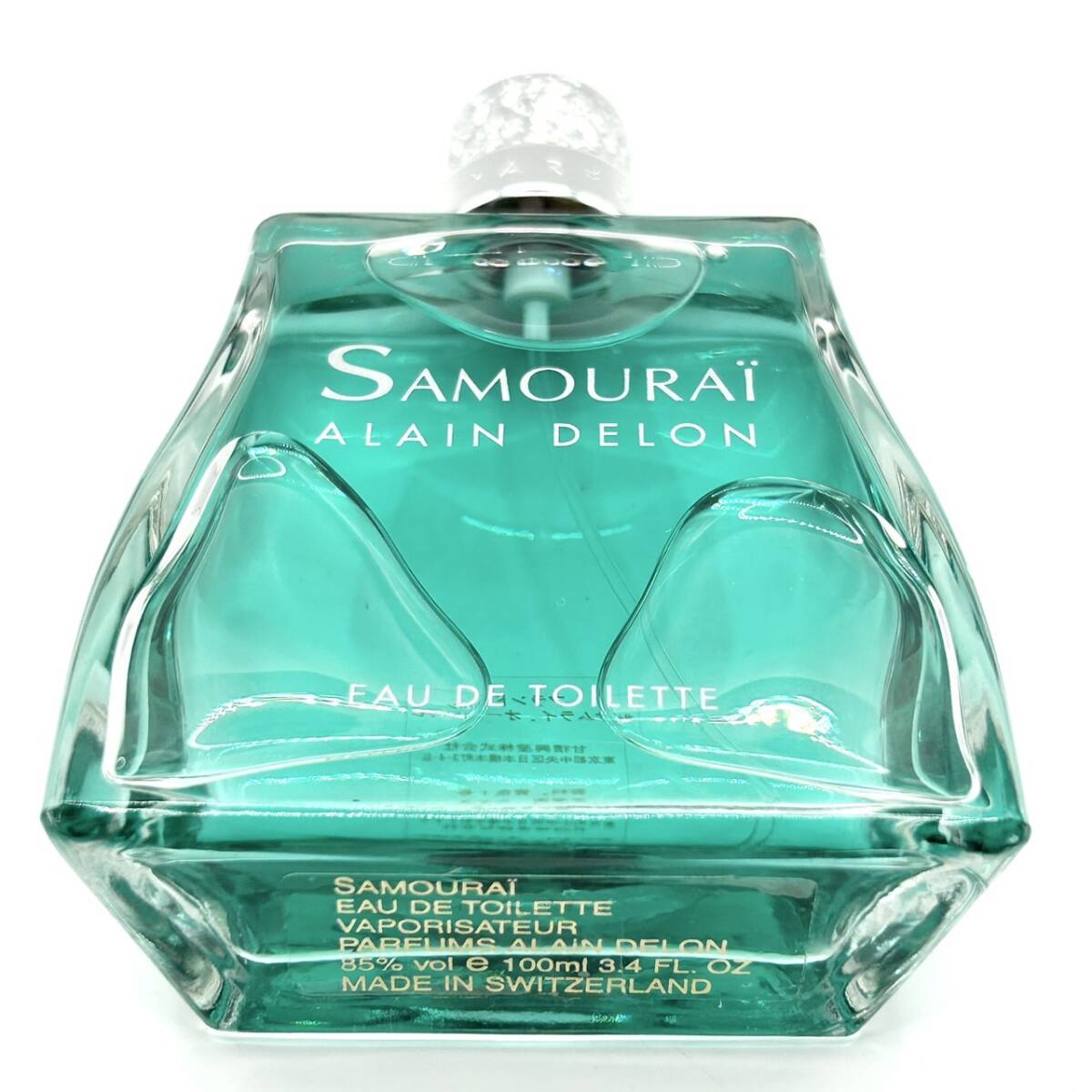 未使用品★SAMOURAI/サムライ 香水 100ml ALAIN DELON/アランドロン オードトワレ EDT 目減りなし 緑 グリーン メンズ レディース AE1706_画像6