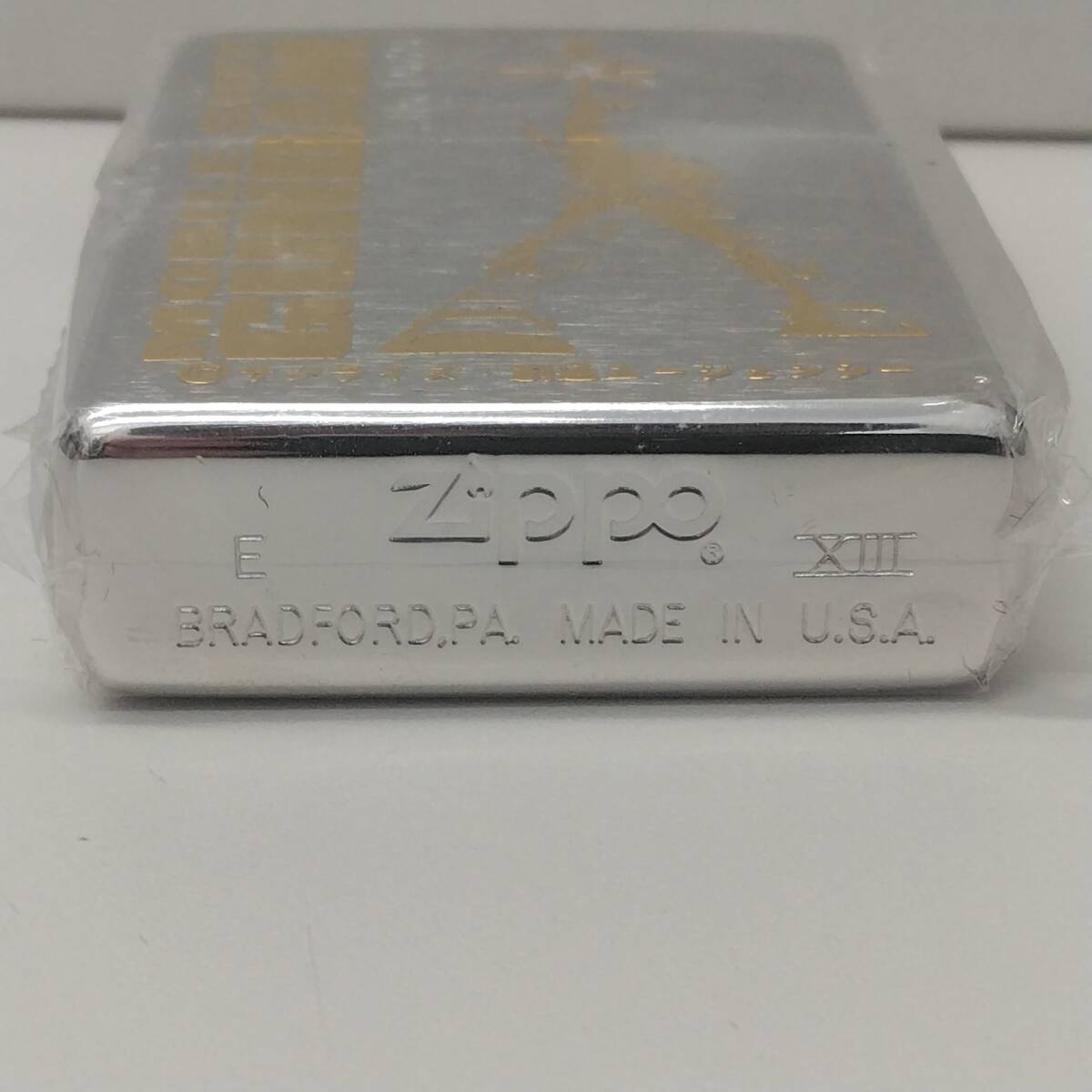 #4215D ライター 喫煙具 ZIPPO ジッポ ガンダム GUNDAM ラストシューティング No.1030 刻印 底面 E XⅢ 刻印 箱等付属品無 保管品_画像6