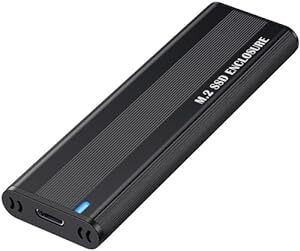 Amtake M.2 SSD 外付けケース M.2 SSD ケース NVME SATA 両対応 USB3.2 Gen2接続 アルミ_画像1