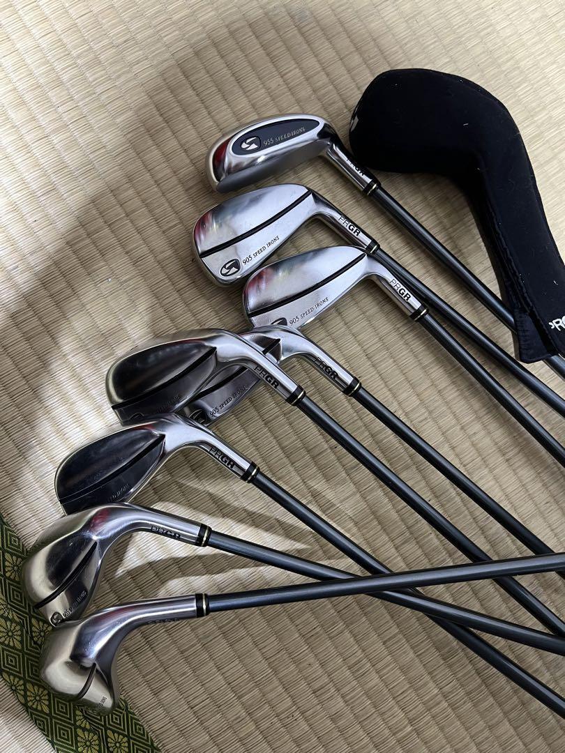 超稀少品超美品女性プロギア PRGR 955 POWER SETアイアン8本L 超稀少品超美品女性プロギア PRGR 955 POWER SETアイアン8本L