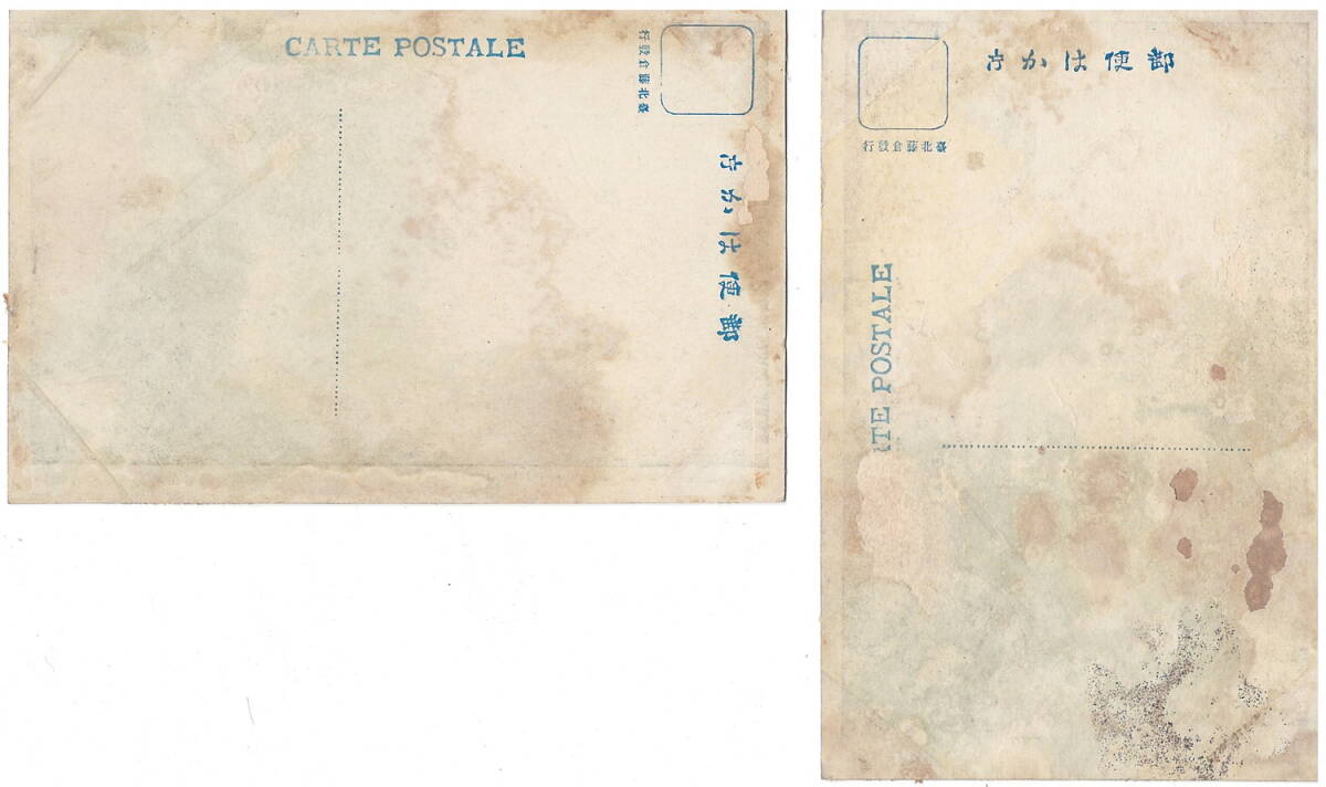 C19 「戦前絵葉書 台湾 土人の少女 バイバラ社生蕃の住宅」2枚の画像2