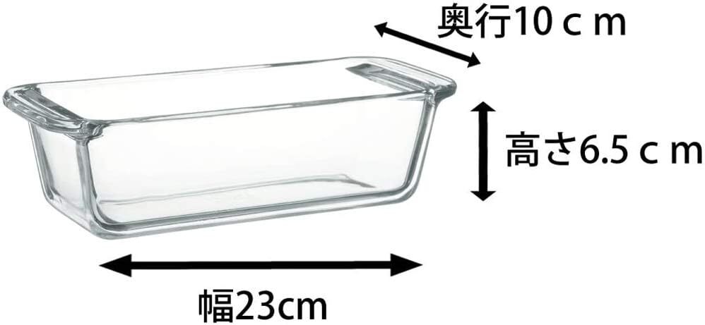 iwaki(イワキ) 耐熱ガラス ケーキ型 パウンドケーキ型 角型 18×8cm用 BC211_画像7