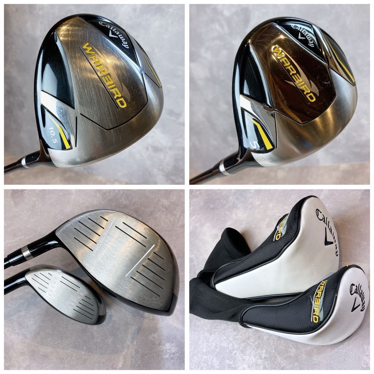 Callaway WARBIRD ゴルフクラブセット　１０本　キャディバッグ付き　フレックスR 初心者～　メンズ　右利き_画像2