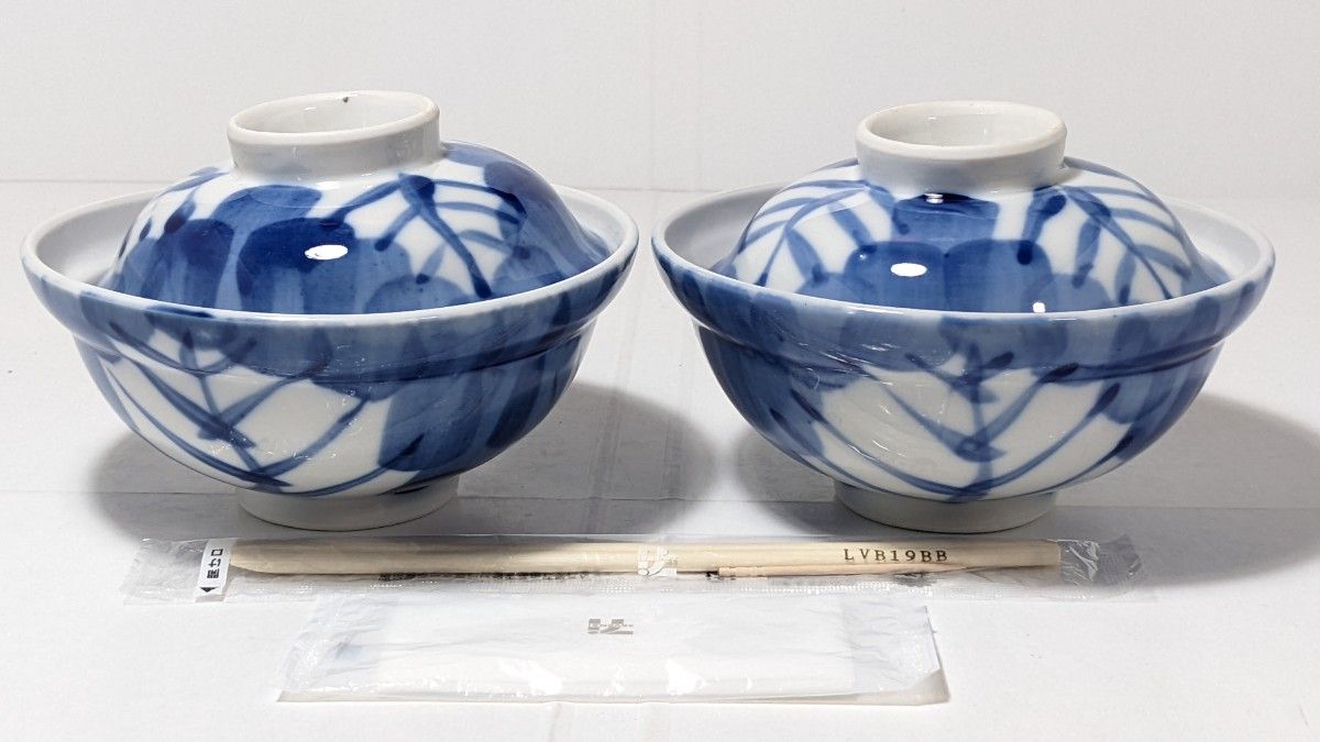 瀬戸焼 蓋つき どんぶり (カツ丼 うな丼サイズ)未使用 2セット 瀬戸焼 蓋つき どんぶり (カツ丼 うな丼サイズ)未使用 2セット
