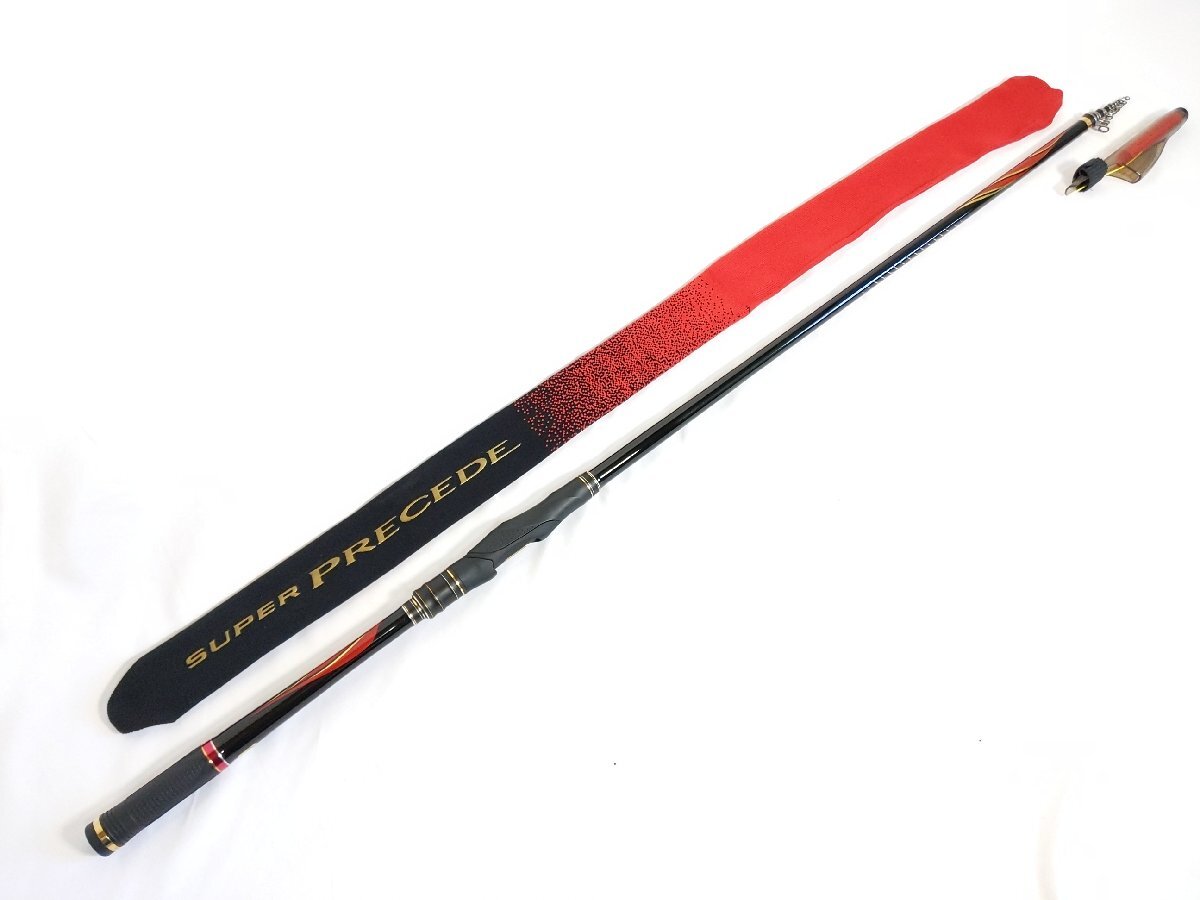 (管86029)美品 がまかつ がま磯 スーパープレシード 06-53 磯竿 0.6号 5.3m フカセ 磯釣り 詰め有 実寸527cm