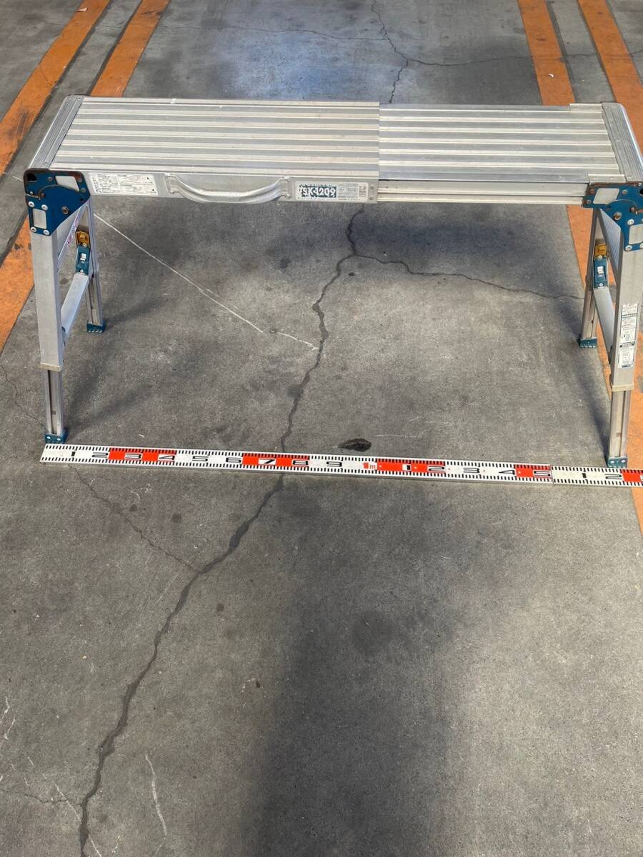 ALINCO/ Alinco flexible tabletop * flexible legs attaching scaffold VSX-1209 maximum use load 100kg..OK/ direct . possible k0505-10-1.5b
