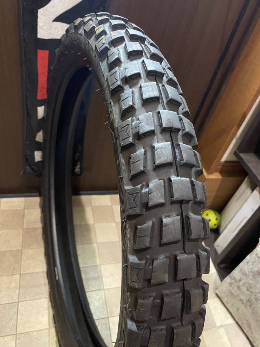 中古MCタイヤ 2022年製造 MICHELIN ANAKEE WILD 90/90-21 ミシュラン アナキー ワイルド 90 90 21 2622 K4246_画像5