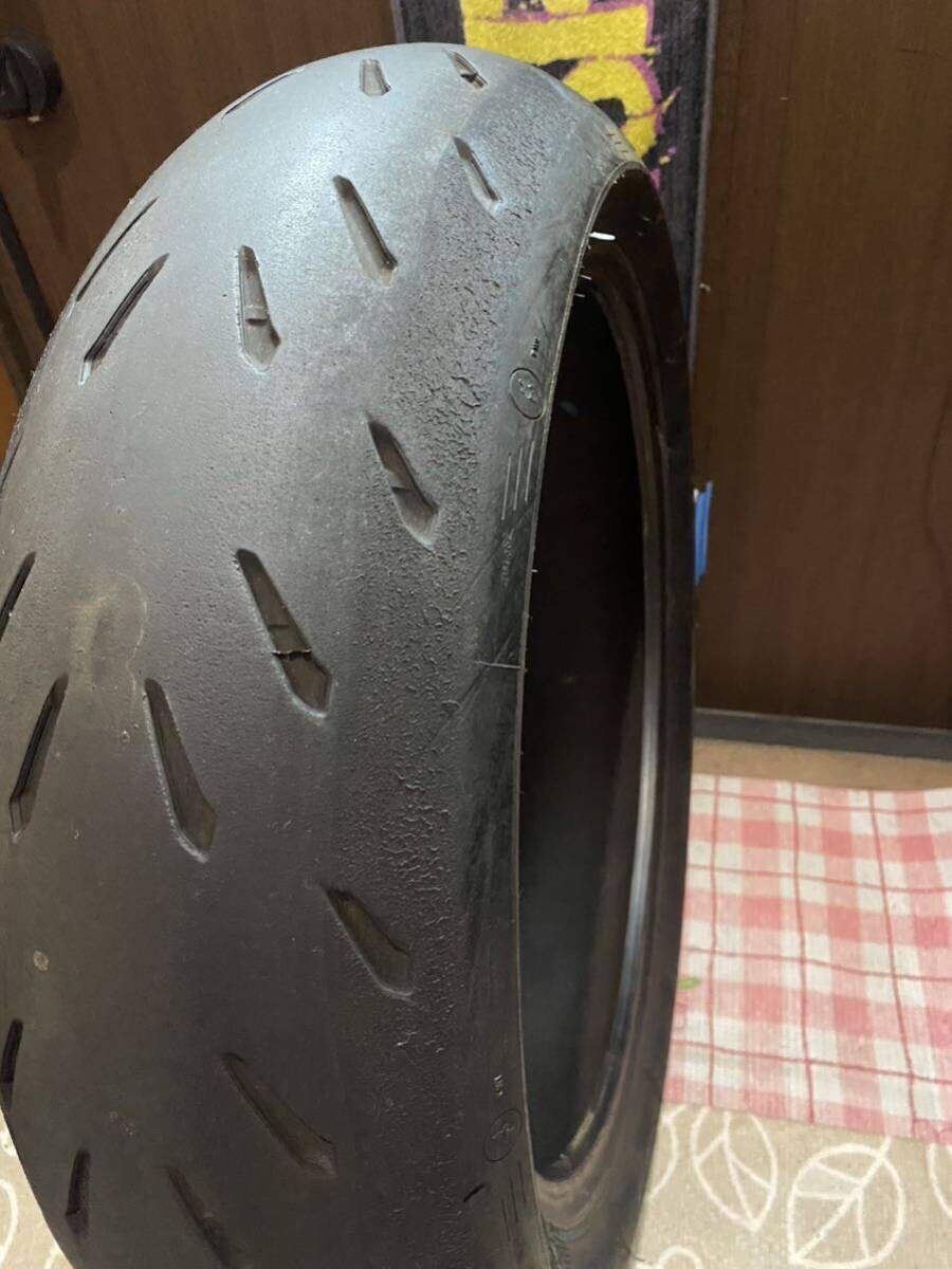 中古MCタイヤ MICHELIN 2CT+ POWER RS 180/55ZR17 ミシュラン パワー 180 55 17 4418 K4864_画像4