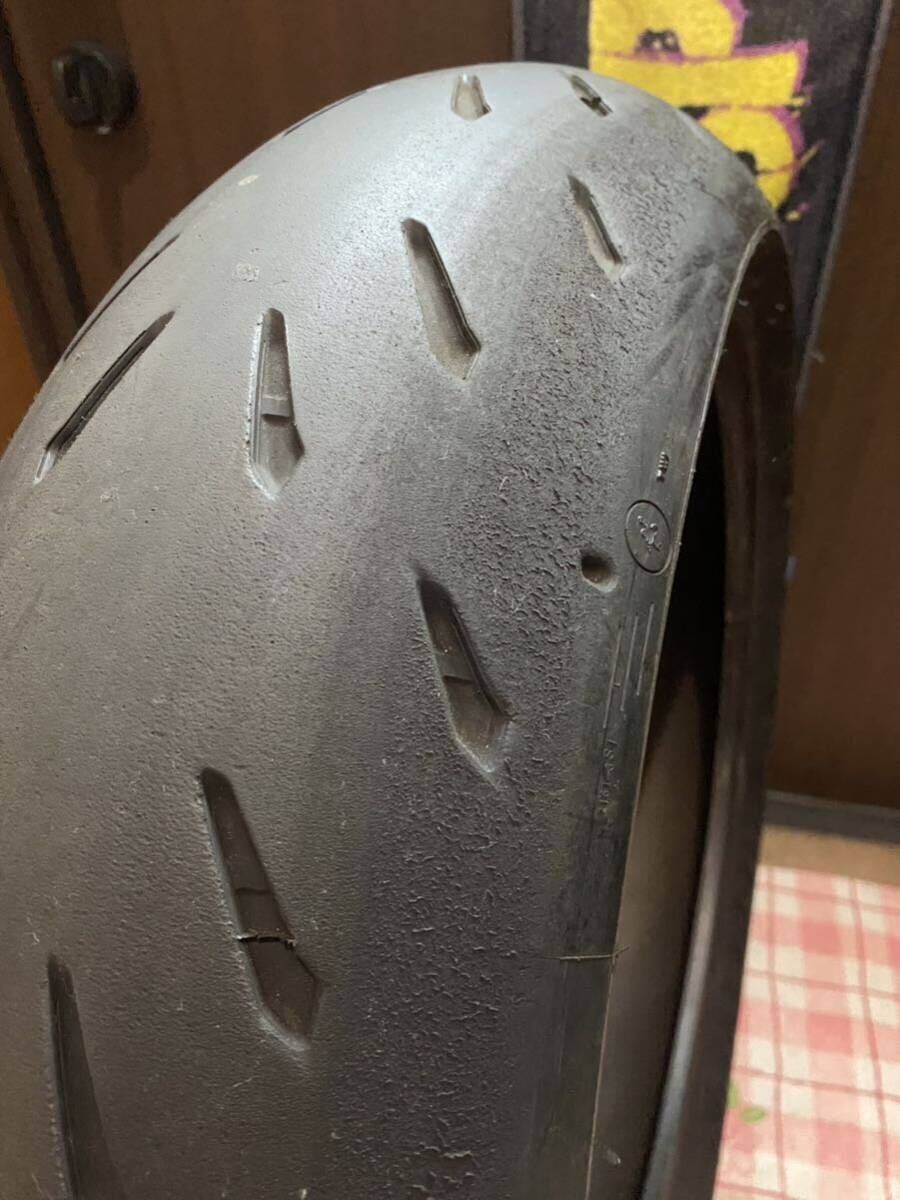 中古MCタイヤ MICHELIN 2CT+ POWER RS 180/55ZR17 ミシュラン パワー 180 55 17 4418 K4864_画像2