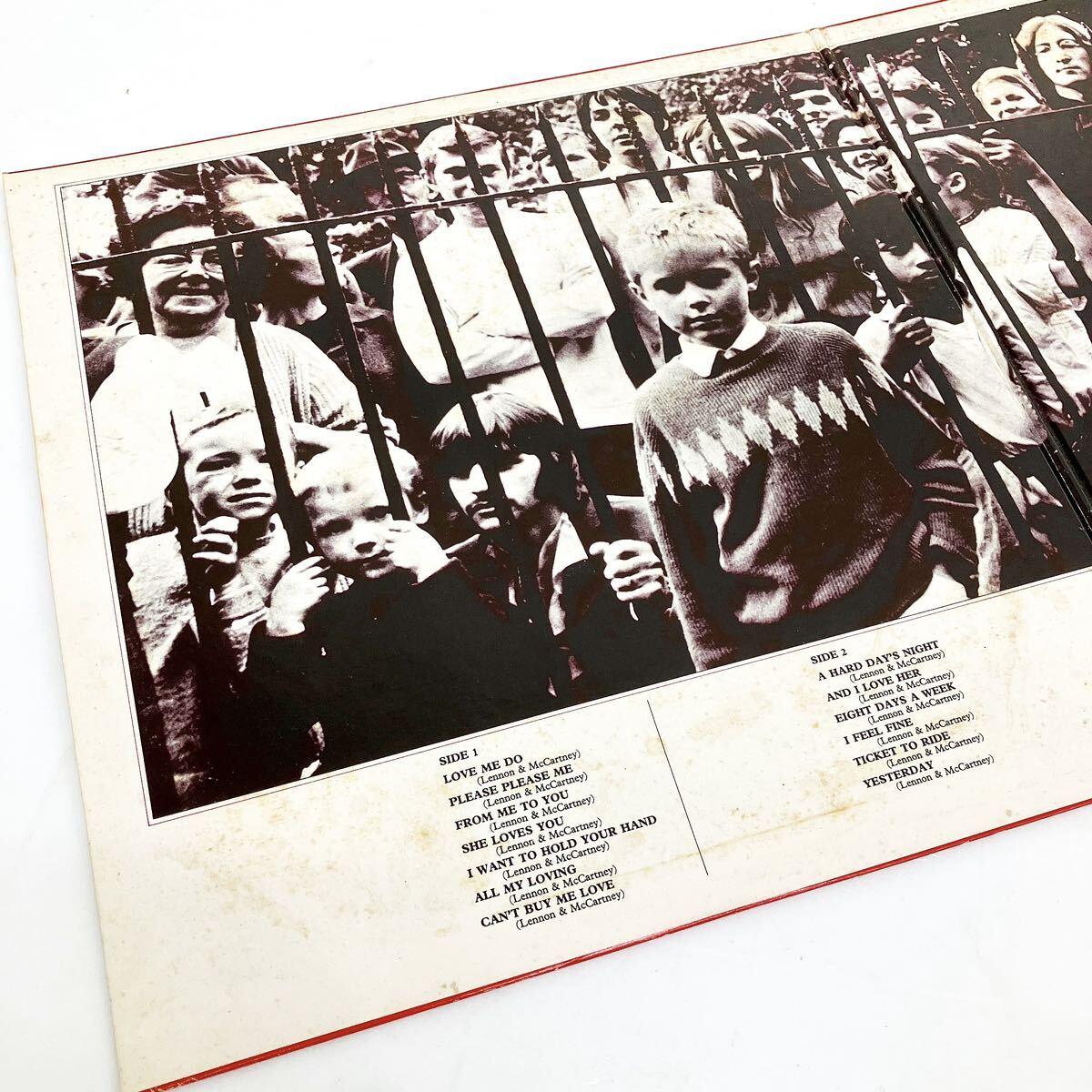 The Beatles ビートルズ 1962-1966 LP レコード Odeon EAS-50021・22 洋楽ロック 赤盤 カラーレコード alp色の画像4