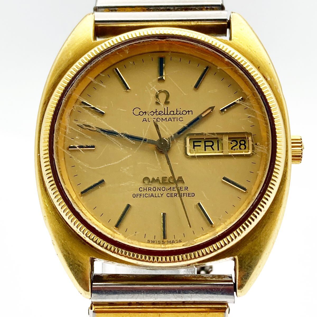 OMEGA Constellation CHRONOMETER コンステレーション 1021 ゴールド メダル メンズ 自動巻き 腕時計 alp梅0425_画像1