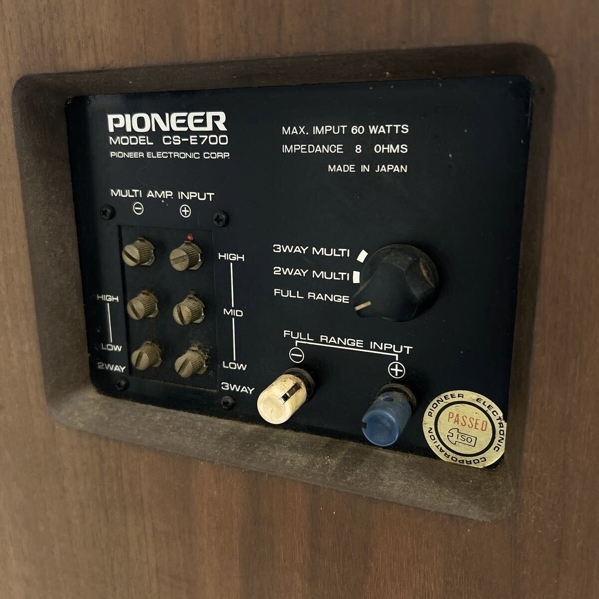  рабочий товар Pioneer Pioneer CS-E700 3way динамик пара аудио звук оборудование alp скала 0509