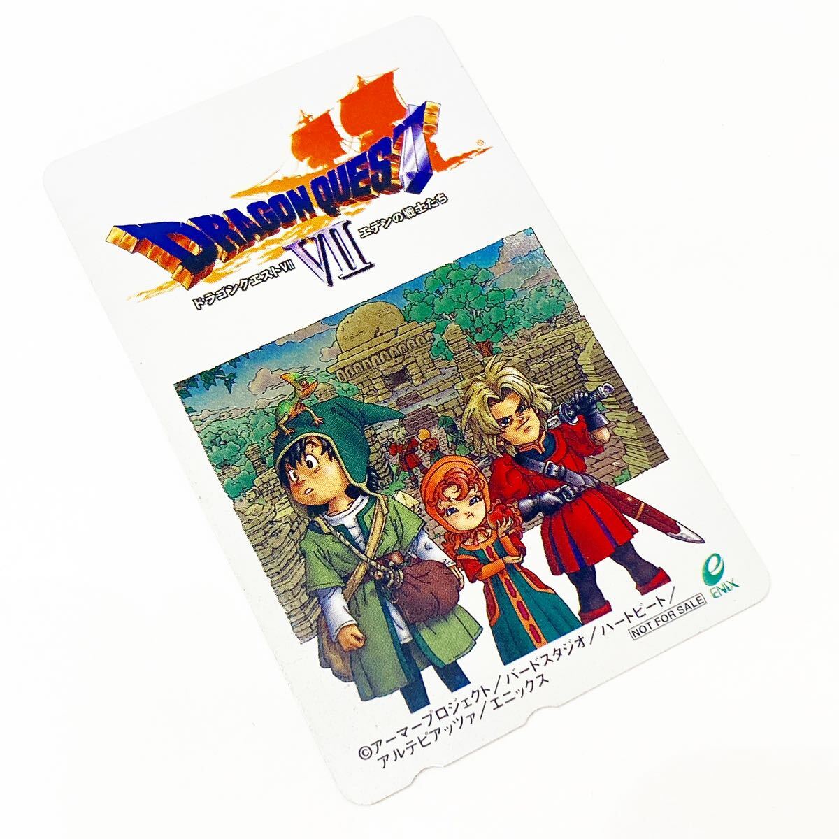  телефонная карточка Dragon Quest 7eten. воитель .. тент грамм телефонная карточка не использовался товар alp.0425