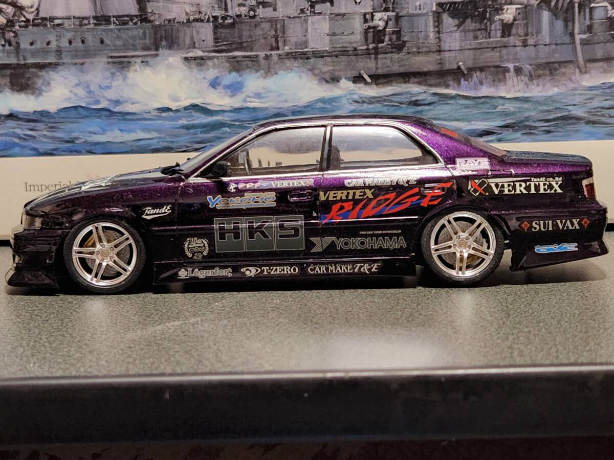 アオシマ　1/24　VERTEX JZX100 チェイサー　完成品　お遊びチェイサー　現状品_画像2