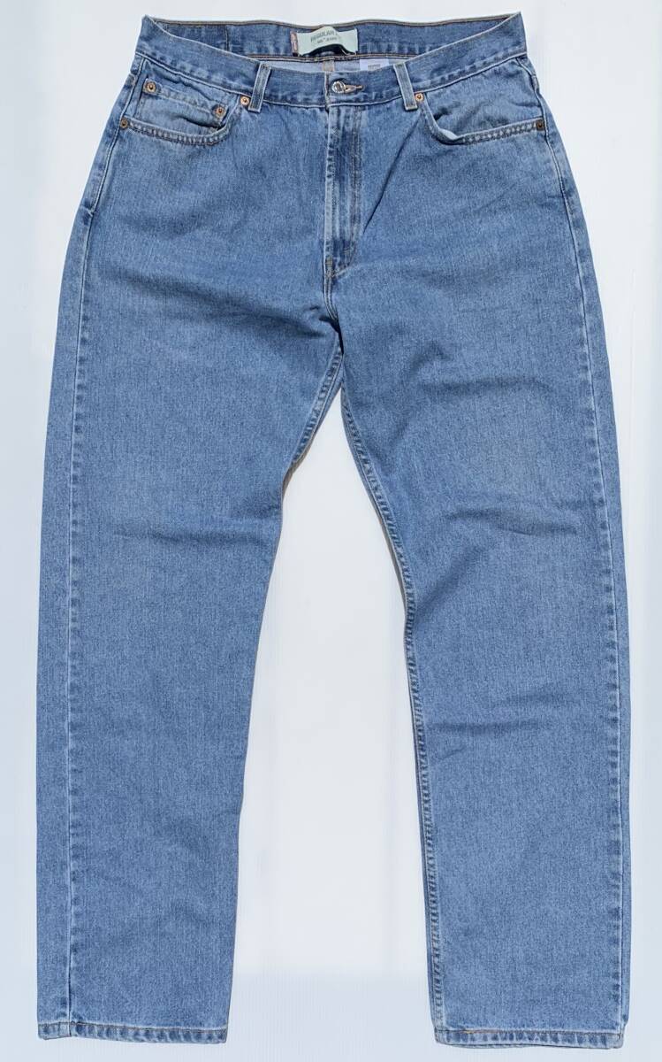 ★リーバイス Levi's 505【定番ストレート/絶妙なヌケ感、色落ち感 505デニム W36 色薄め REGULAR FIT レギュラーフィット 】W36 / L34_画像2