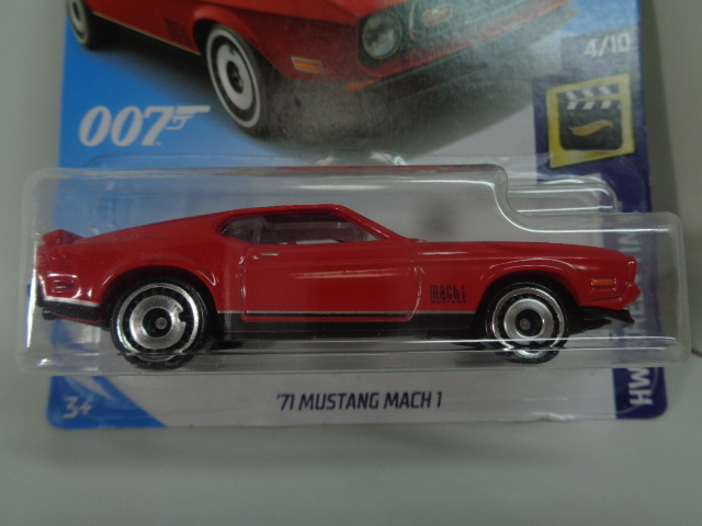 USカード　★　'71 MUSTANG MACH 1　★　HW SCREEN TIME　★　007　★　フォード マスタング_画像7