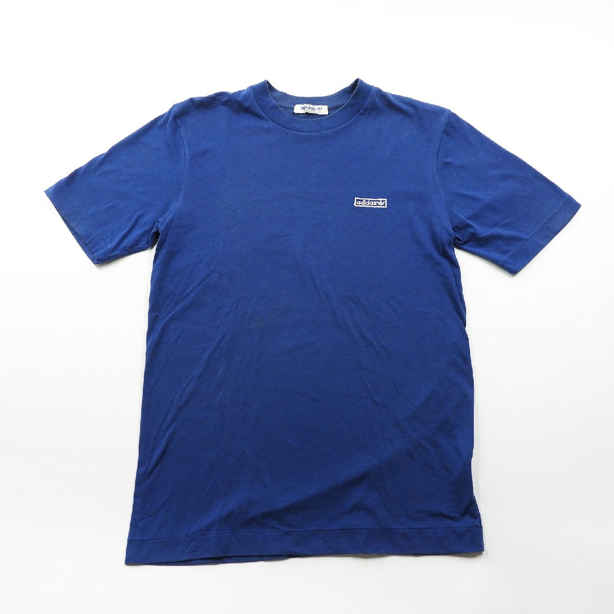 adidas アディダス 半袖 Tシャツ デサント size M #19240 送料360円 ロゴ プリント アメカジ_画像1