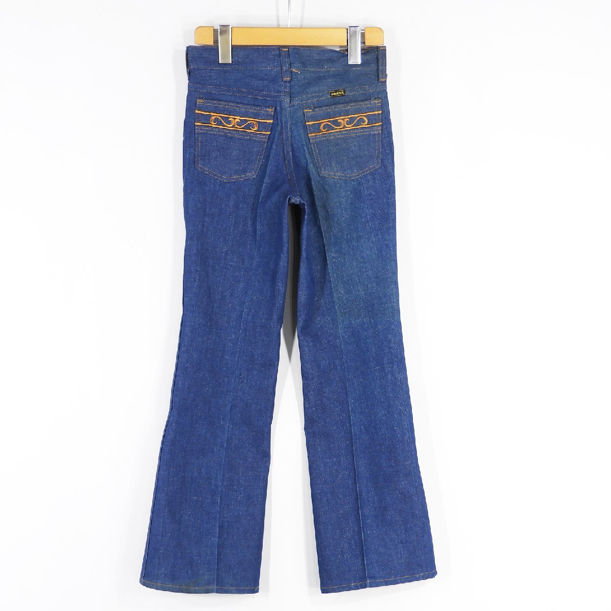  dead 70\'s MAVERICKma- Berik Z107WNR Denim pants boots cut boys size 10-R #19596 Vintage flair American Casual Gene 