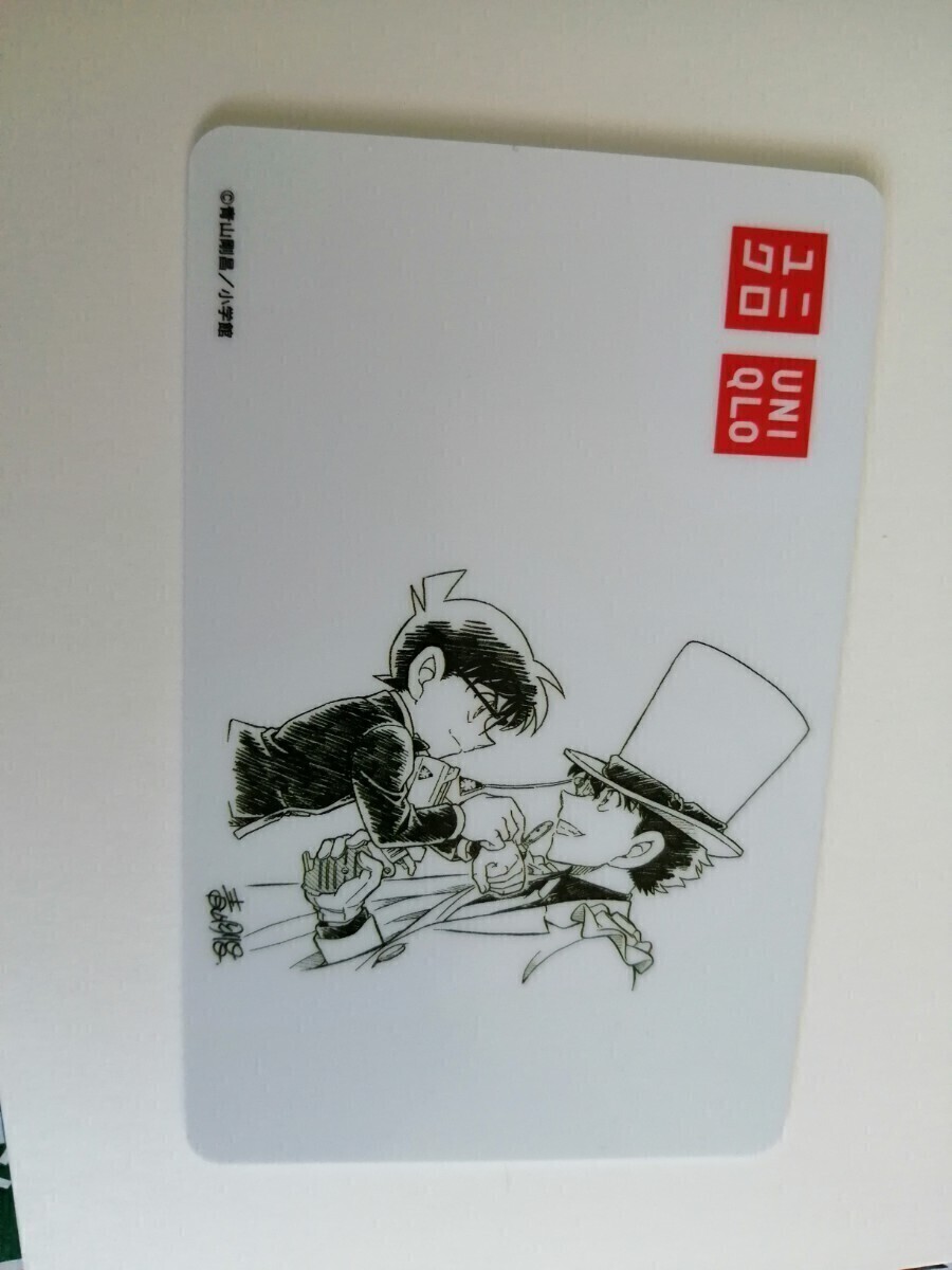 *[3000 иен ] Detective Conan .. Kid Uniqlo подарок карта & чёрный. организация дешево .... 0 Bourbon bell moto акрил очарование 