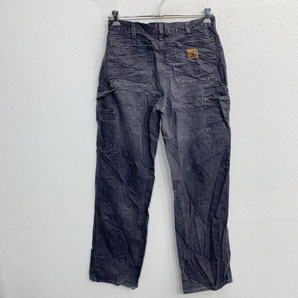 Carhartt ワークパンツ W32 カーハート ダック ペインターパンツ グレー系 コットン メキシコ製 古着卸 アメリカ仕入 2405-645_画像6