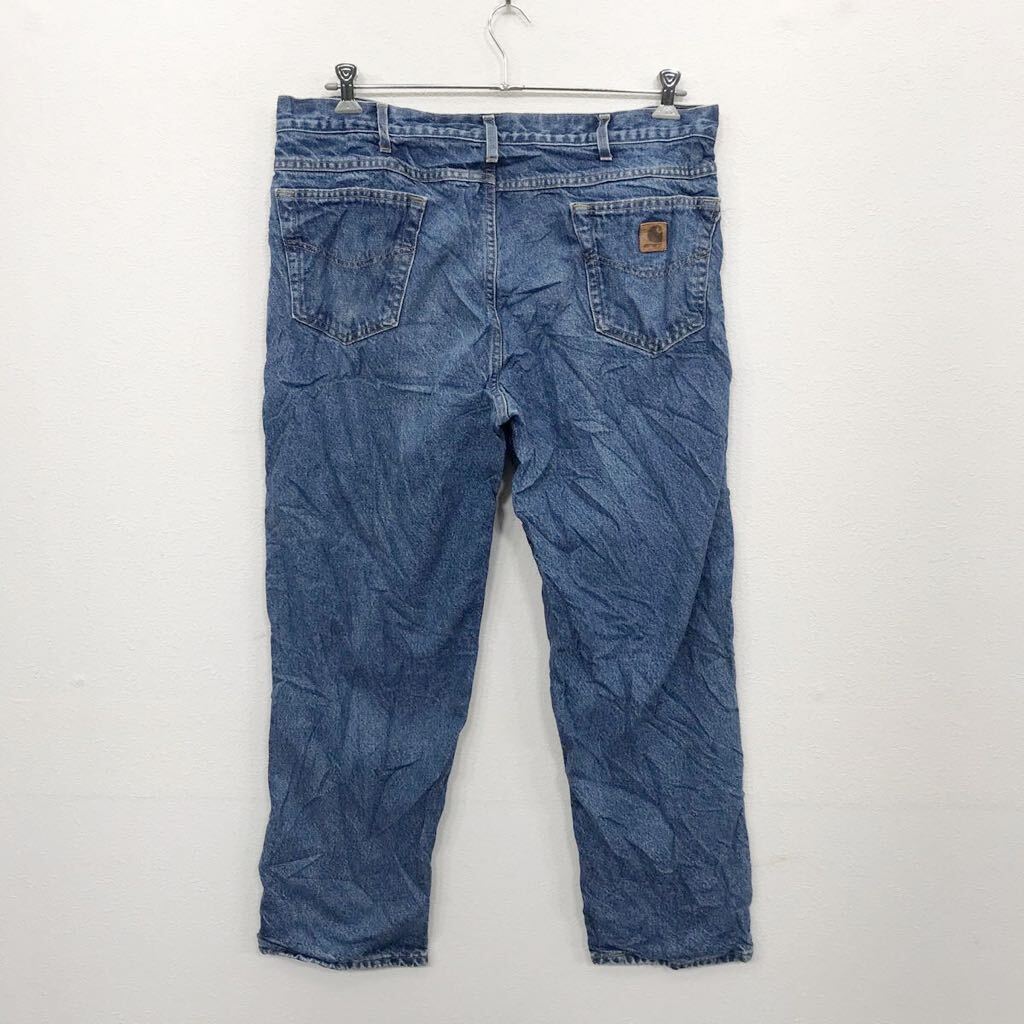 Carhartt デニムパンツ W36 カーハート ビッグサイズ ブルー コットン USA製 古着卸 アメリカ仕入 2405-617_画像4