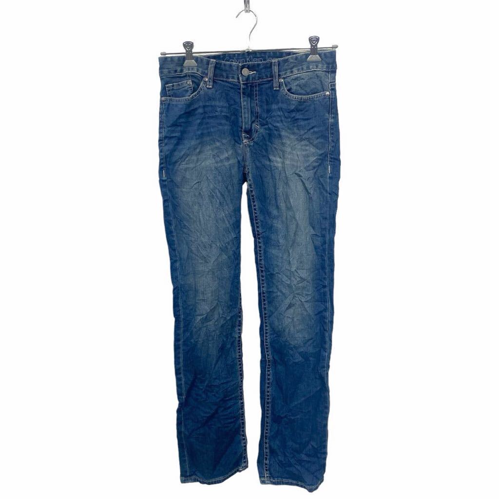 Calvin Klein Jeans デニムパンツ W28 カルバンクライン ストレート ブルー 古着卸 アメリカ仕入 2405-1063_画像1
