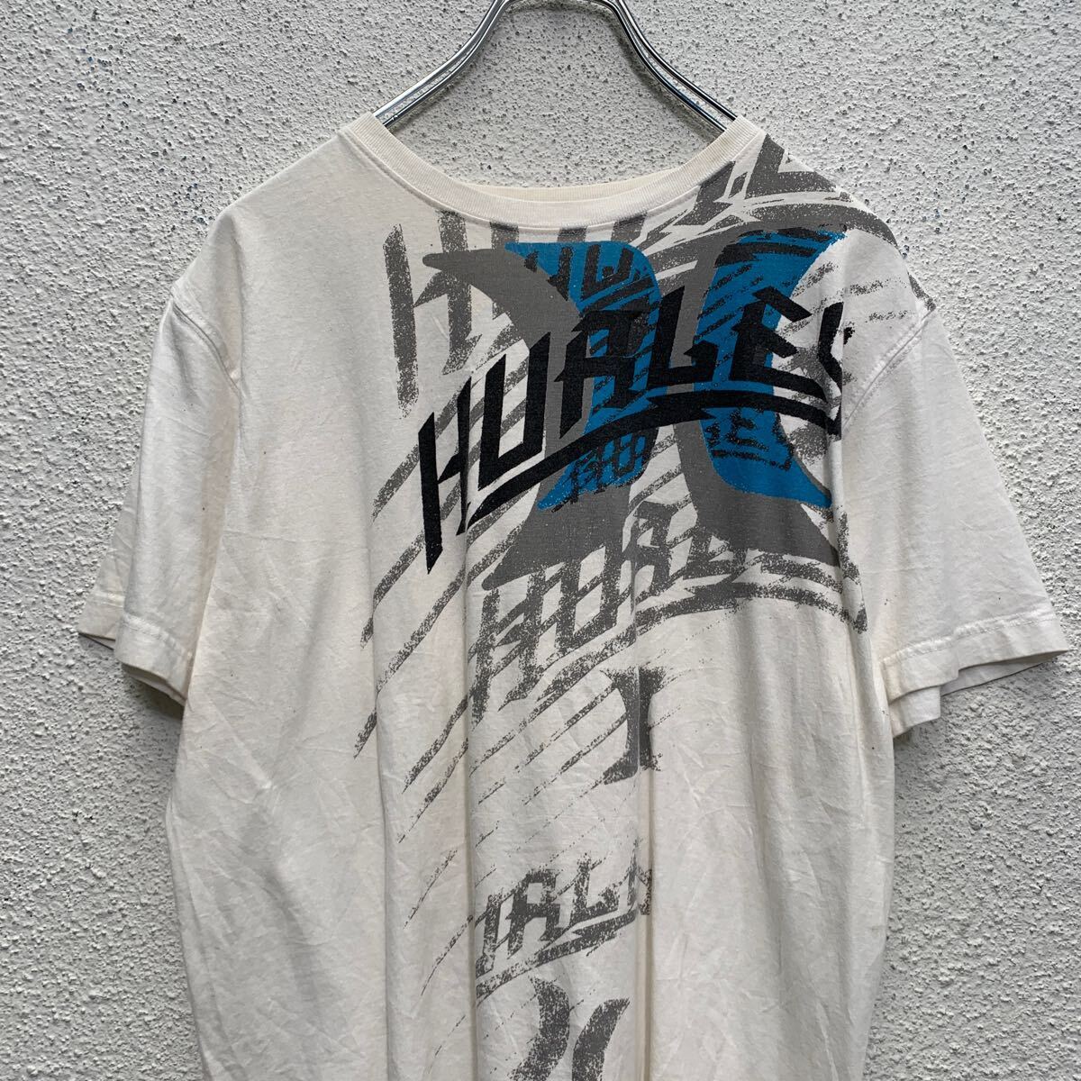 Hurley X 半袖 プリントTシャツ L ホワイト ハーレー クルーネック 古着卸 アメリカ仕入 a604-7625_画像2