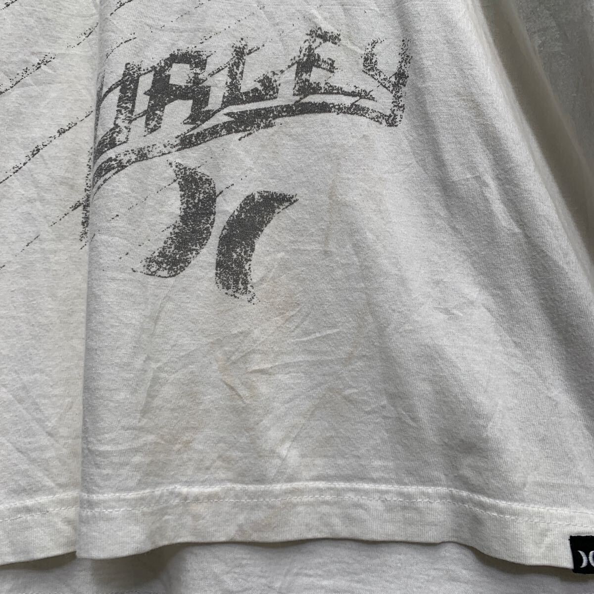 Hurley X 半袖 プリントTシャツ L ホワイト ハーレー クルーネック 古着卸 アメリカ仕入 a604-7625_画像6