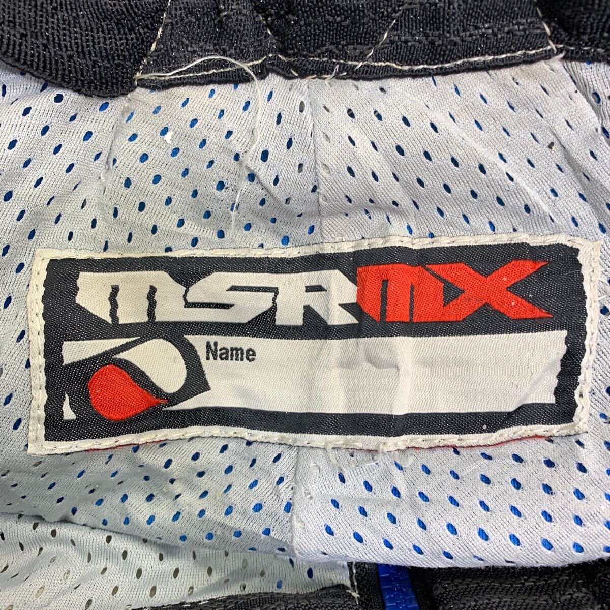 MSR モトクロスパンツ W33 レーシングパンツ ブルー ホワイト ブラック 古着卸 アメリカ仕入 2405-117の画像9