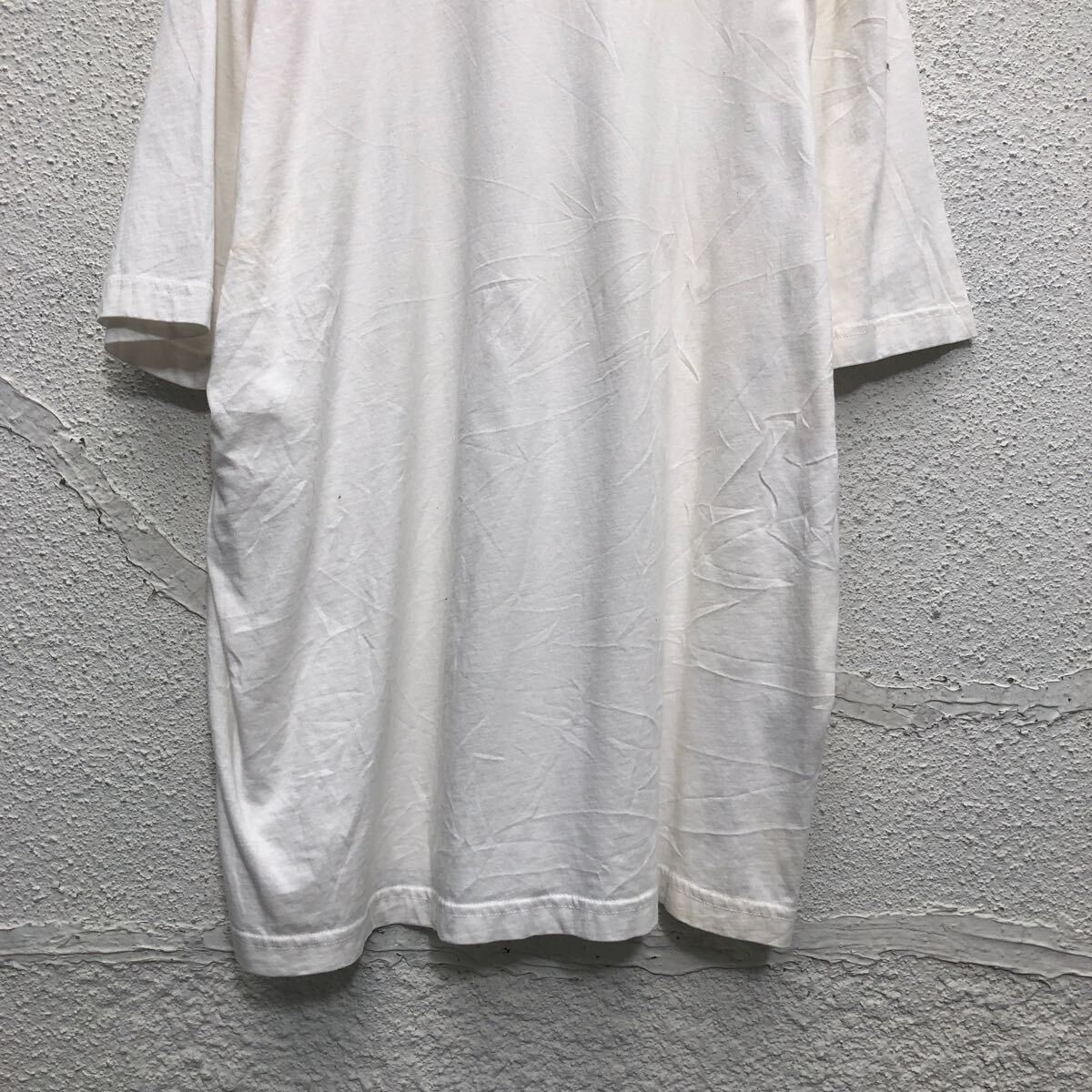 TOMMYBAHAMA 半袖 プリント Tシャツ XL ホワイト ビッグサイズ バックプリント クルーネック 古着卸 アメリカ仕入 a605-5805_画像6
