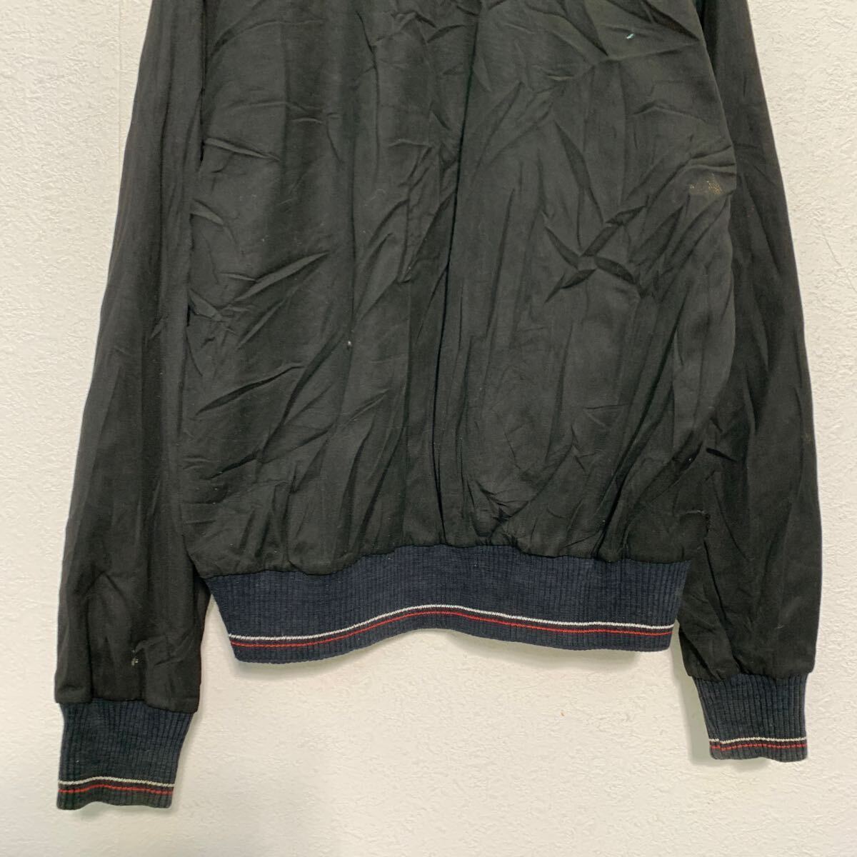 TOMMY HILFIGER ジップアップ ジャケット L ブラック トミーヒルフィガー 襟ボア 古着卸 アメリカ仕入 a605-6067_画像7