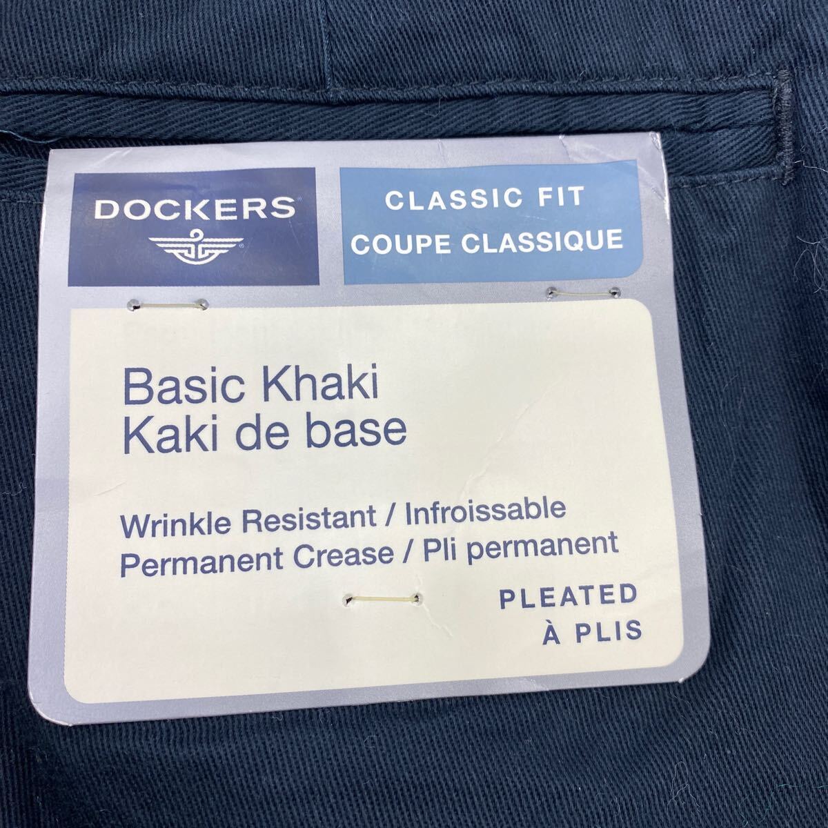 DOCKERS チノパンツ W34 ドッカーズ ブラック コットン メキシコ製 古着卸 アメリカ仕入 2405-436_画像9