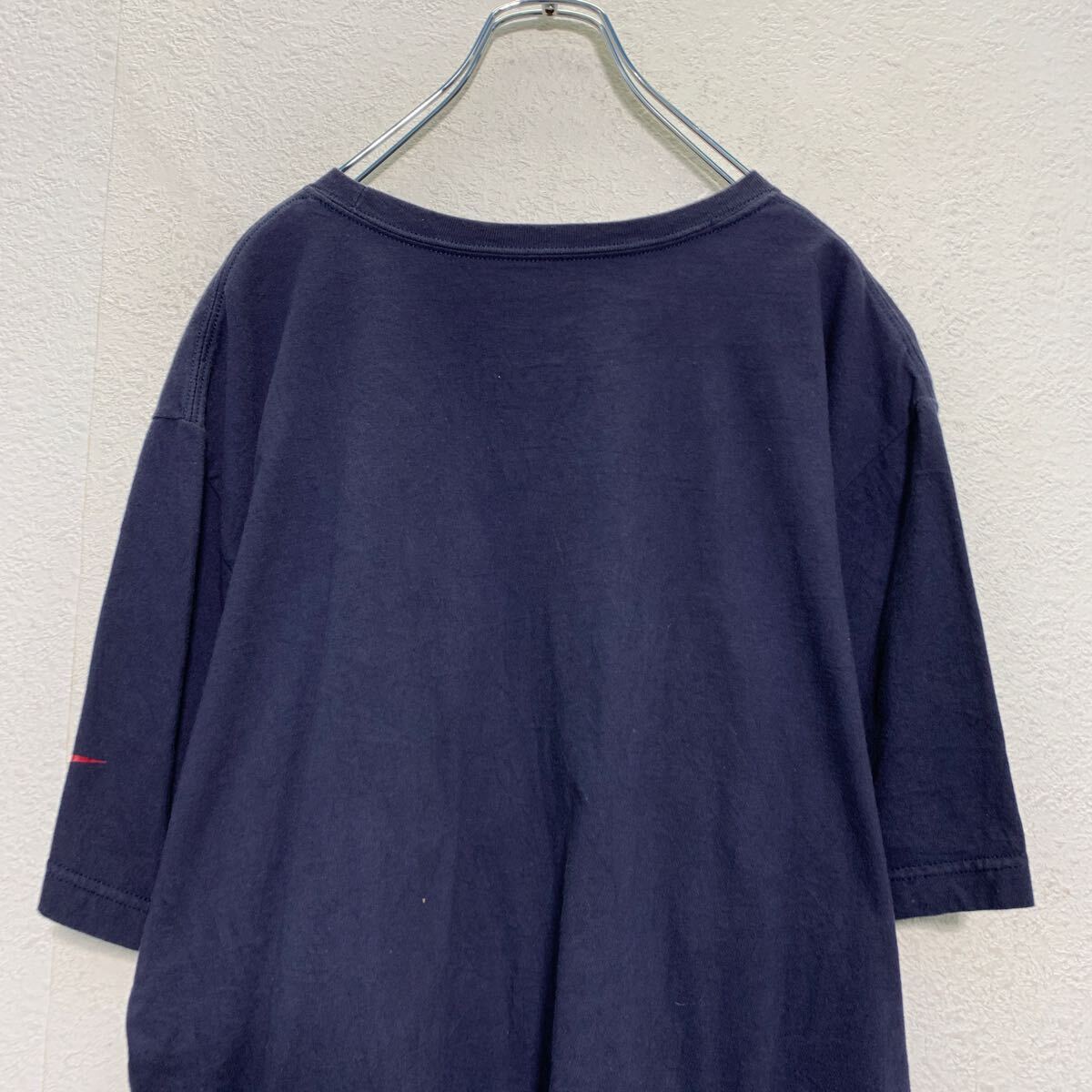 NIKE 半袖 プリントTシャツ XL ネイビー ビッグサイズ 袖ロゴ クルーネック 古着卸 アメリカ仕入 a605-6303_画像5