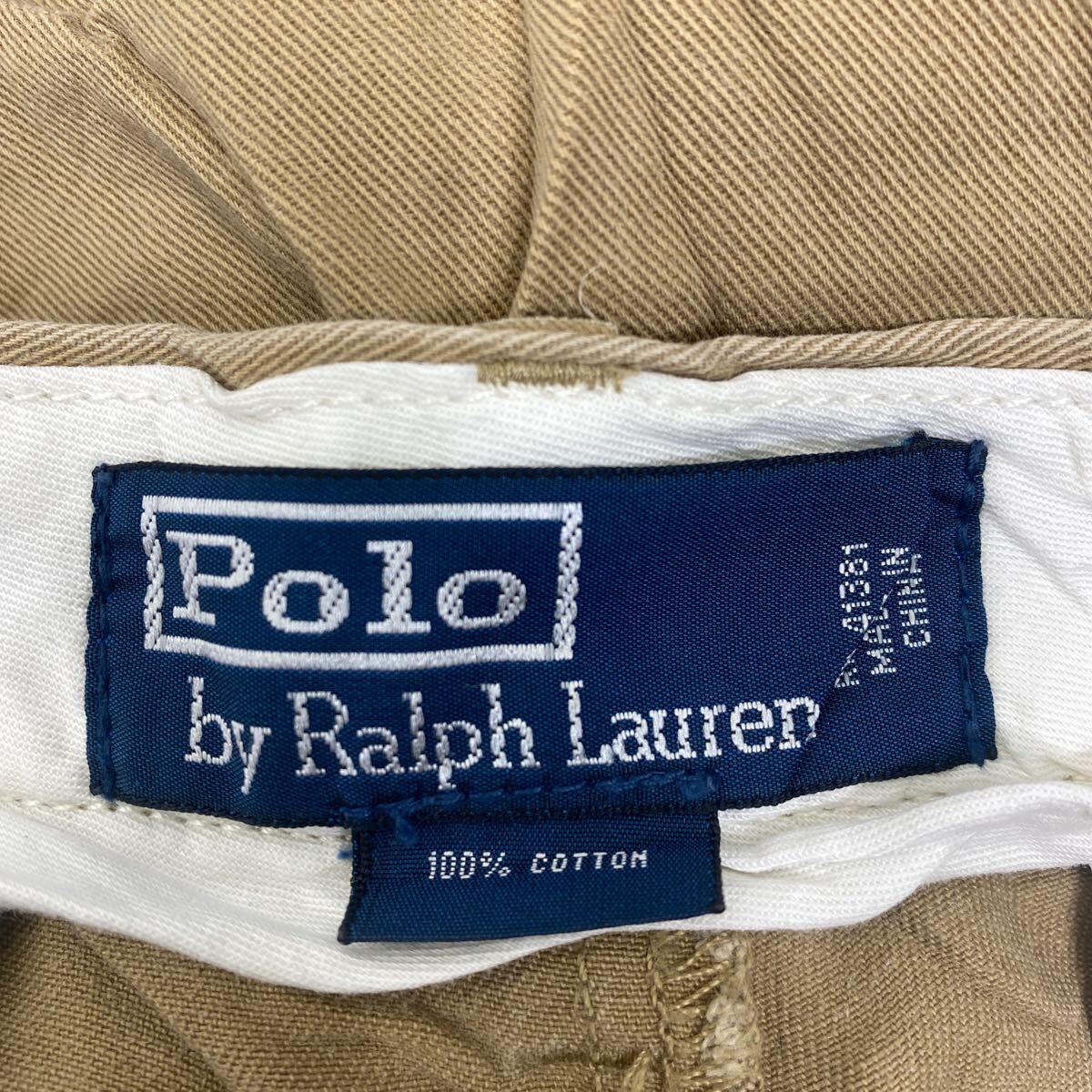 Polo Ralph Lauren チノパンツ W32 ポロラルフローレン ベージュ コットン 古着卸 アメリカ仕入 2405-536_画像8