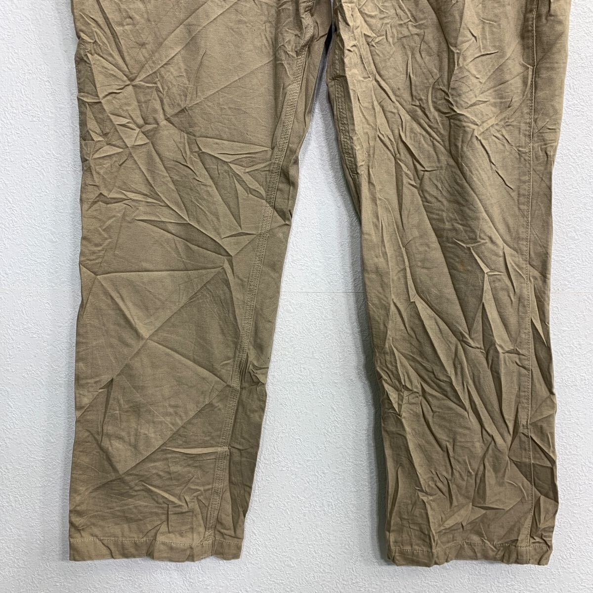 Carhartt ワークパンツ W38 カーハート ダック リラックスフィット ビッグサイズ ベージュ コットン 古着卸 アメリカ仕入 2405-575_画像3