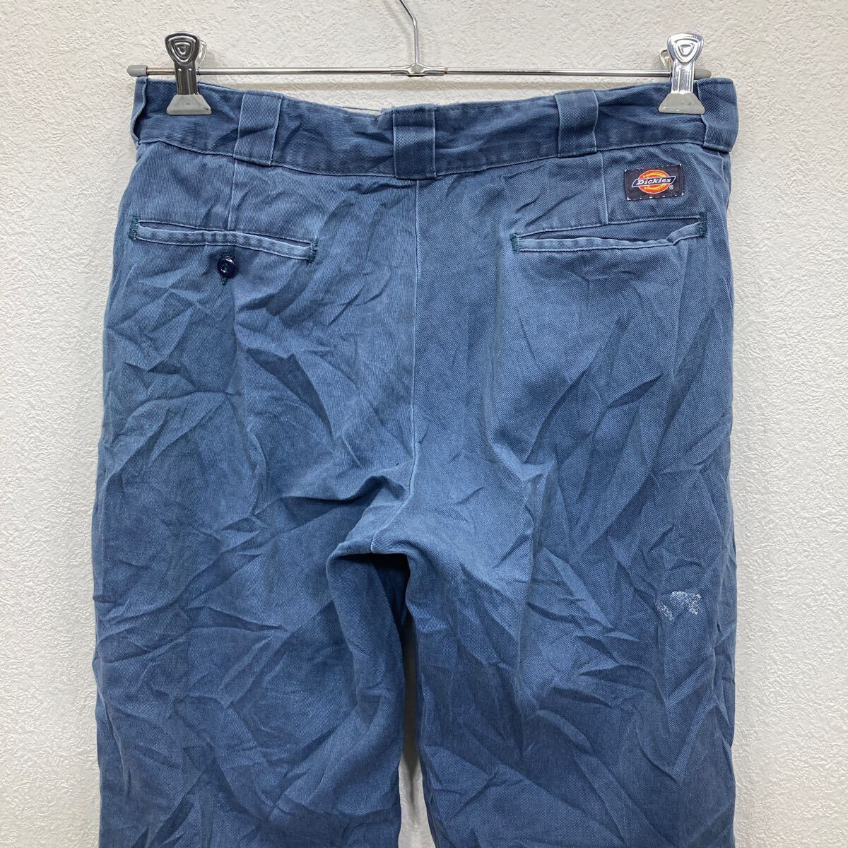 Dickies 874 ワークパンツ W34 ディッキーズ ブルー 古着卸 アメリカ仕入 2405-528_画像4