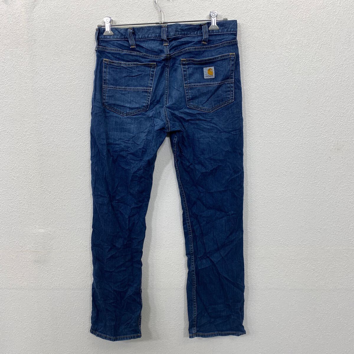 Carhartt デニムパンツ W33 カーハート ブルー メキシコ製 リラックスフィット 古着卸 アメリカ仕入 2405-595_画像4