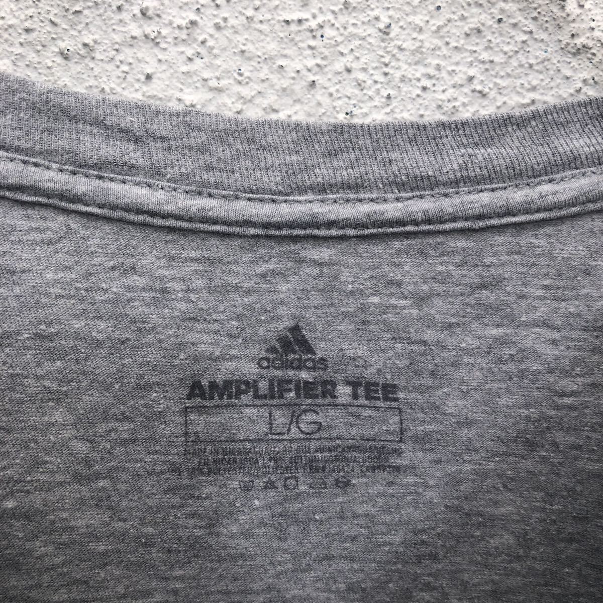 adidas 半袖 プリント Tシャツ アディダス L グレー クルーネック 古着卸 アメリカ仕入 a605-6462_画像7