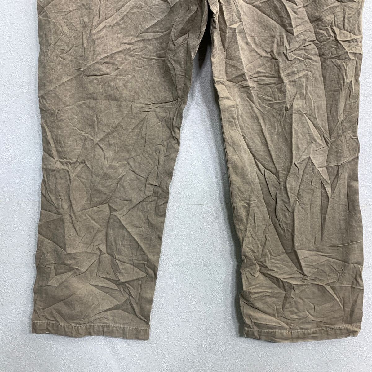 Carhartt ワークパンツ W40 カーハート ダックパンツ ビッグサイズ ベージュ コットン メキシコ製 古着卸 アメリカ仕入 2405-644_画像6