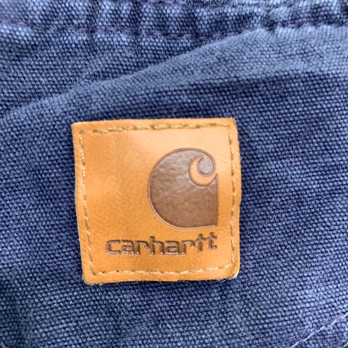 Carhartt ワークパンツ W36 カーハート ダック ペインター ビッグサイズ ネイビー コットン メキシコ製 古着卸 アメリカ仕入 2405-646_画像9