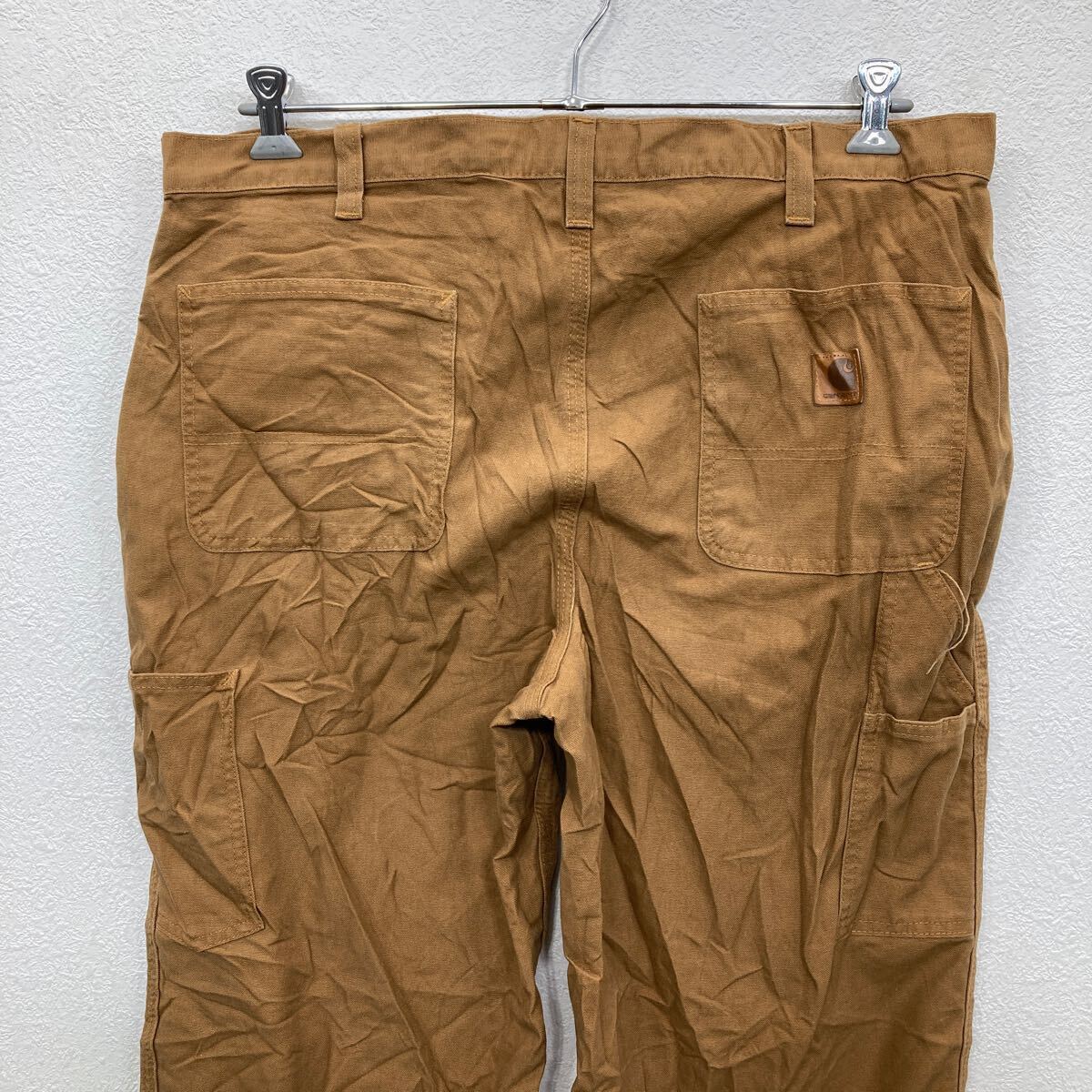 Carhartt ワークパンツ W38 カーハート ビッグサイズ ダックパンツ ブラウン メキシコ製 古着卸 アメリカ仕入 2405-664_画像5