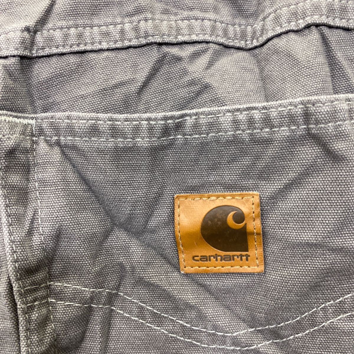 Carhartt ワーク・ペインターパンツ W32 カーハート グレー コットン メキシコ製 古着卸 アメリカ仕入 2405-678_画像7