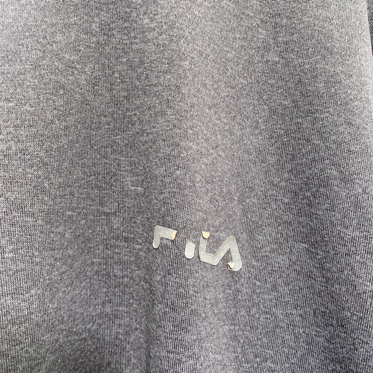 FILA 半袖 ロゴTシャツ XL グレー フィラ ビッグサイズ クルーネック スポーツウェア 古着卸 アメリカ仕入 a605-6624_画像5