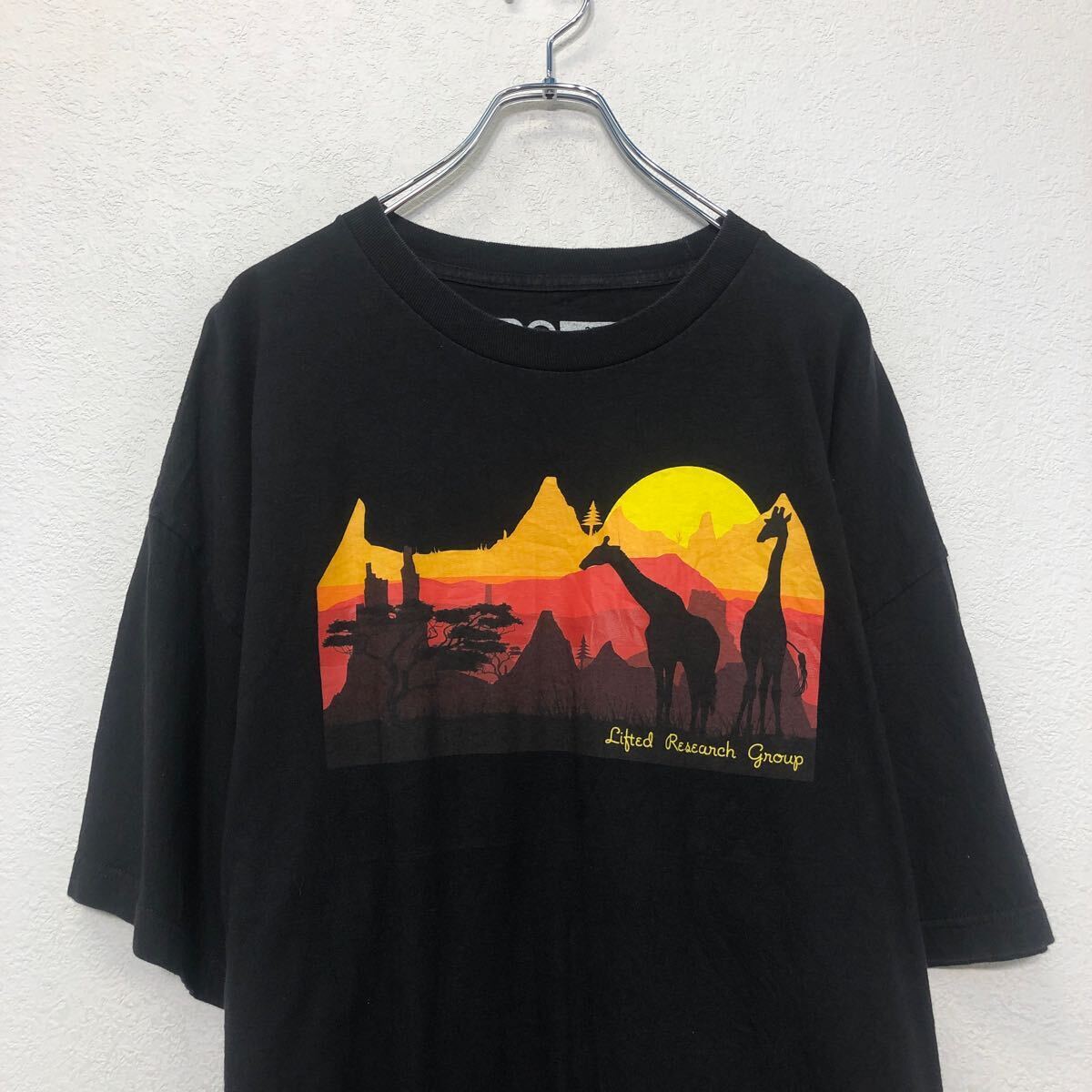 LRG 半袖 プリント Tシャツ 2XL ブラック ビッグサイズ 動物 クルーネック 古着卸 アメリカ仕入 a605-6664_画像2