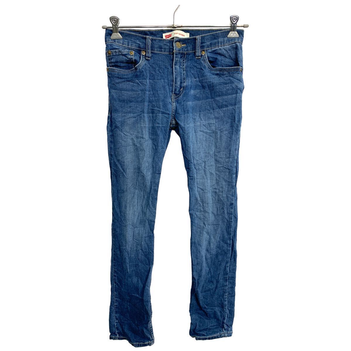 Levi's 510 デニムパンツ W28 リーバイス レディース スキニー インディゴ 古着卸 アメリカ仕入 2405-888_画像1