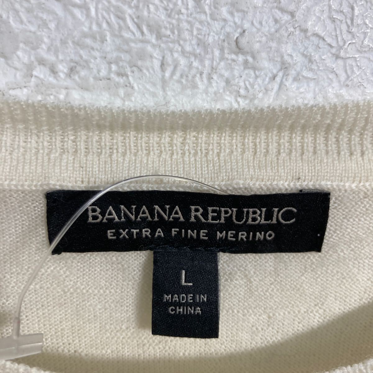 BANANA REPUBLIC 半袖 ニット セーター レディース L ネイビー ホワイト ボーダー バナナリパブリック 古着卸 アメリカ仕入 a605-6750_画像7